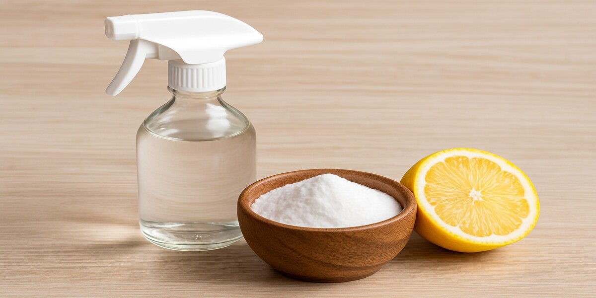 Natural House Cleaning with Vinegar, Soda & Lemon