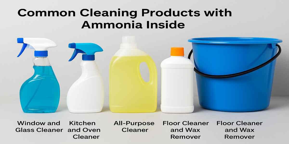 Common Cleaning Products with Ammonia Inside