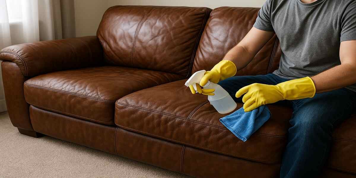 Leather Couch Cleaning & Disinfecting: Best DIY Methods