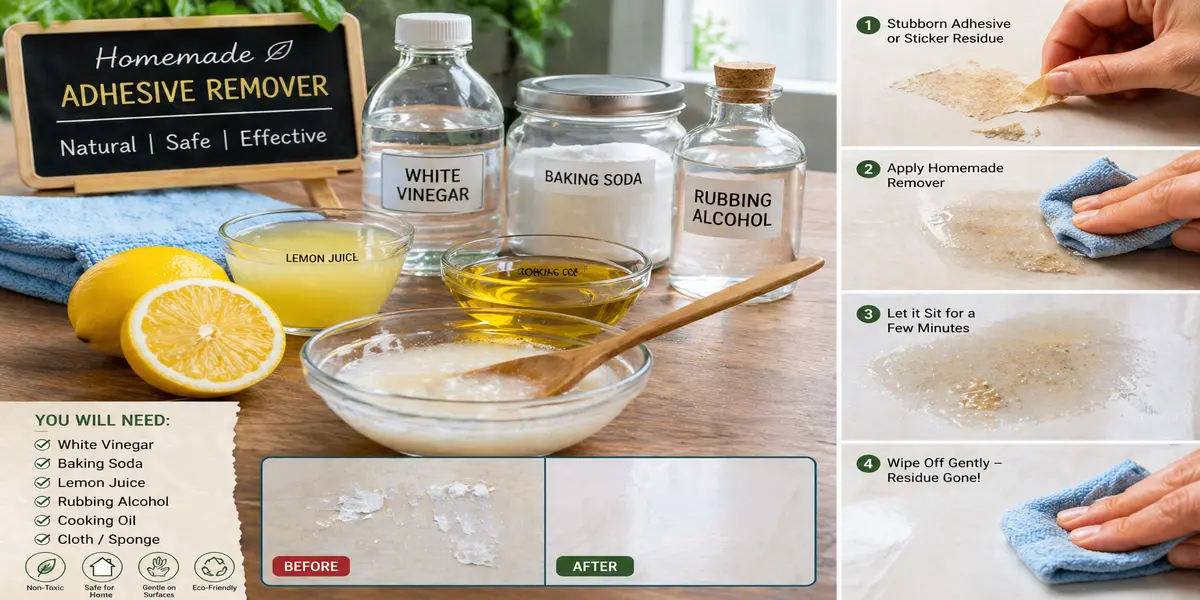 How Do You Make a Homemade Adhesive Remover?